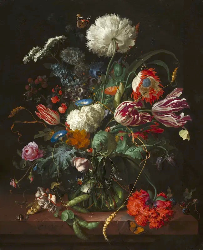 Vase of Flowers - Davidsz de Heem
